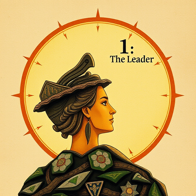 Life Path 1 numerology symbol representing leadership, independence, and self-direction.