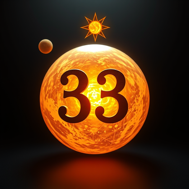 Life Path 33 master number symbol representing unconditional love, healing, and teaching.