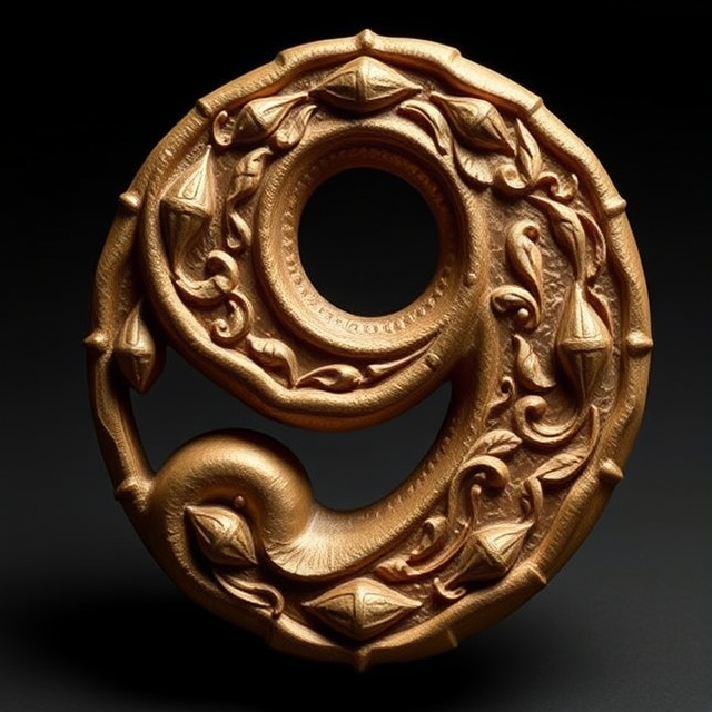 Life Path 9 numerology symbol representing compassion, completion, and collective service.