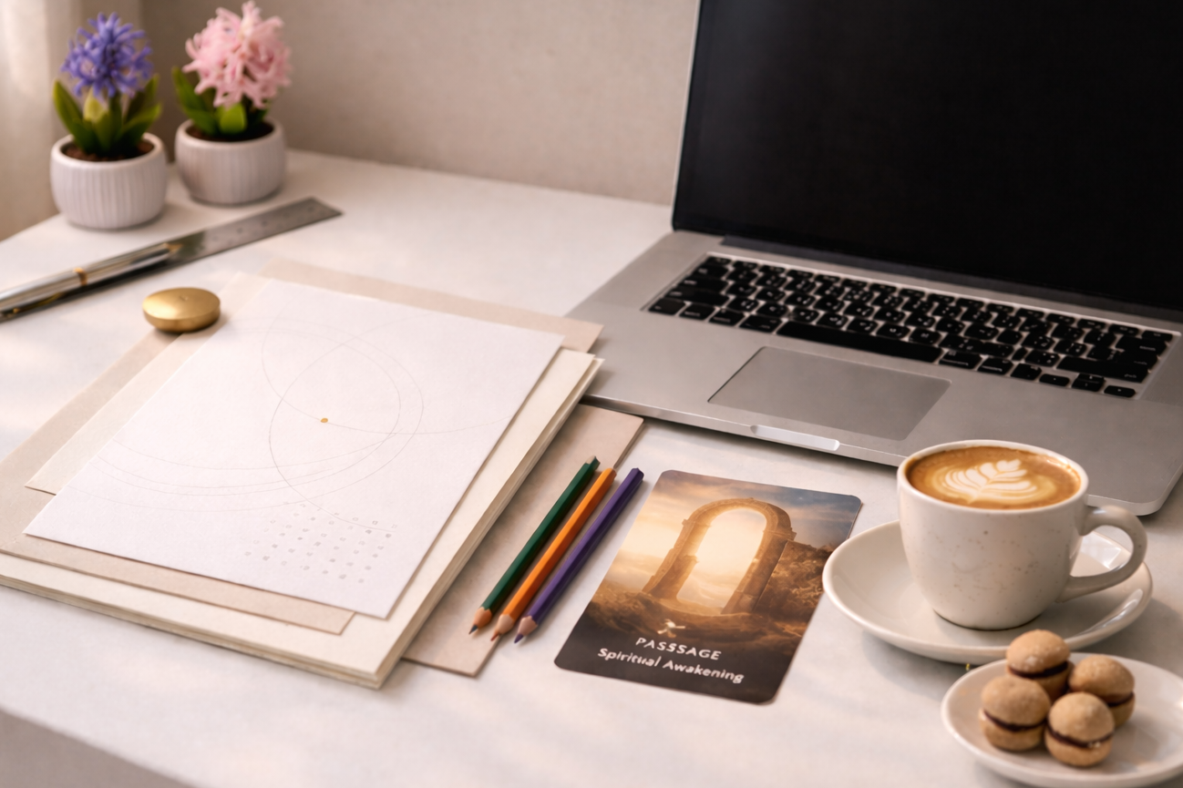 Minimal visual representing birth time rectification, precision timing, and accurate astrological foundations.