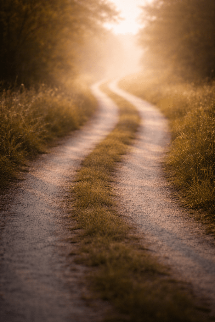 A winding path representing where a relationship is going and how relationship astrology reveals future dynamics.