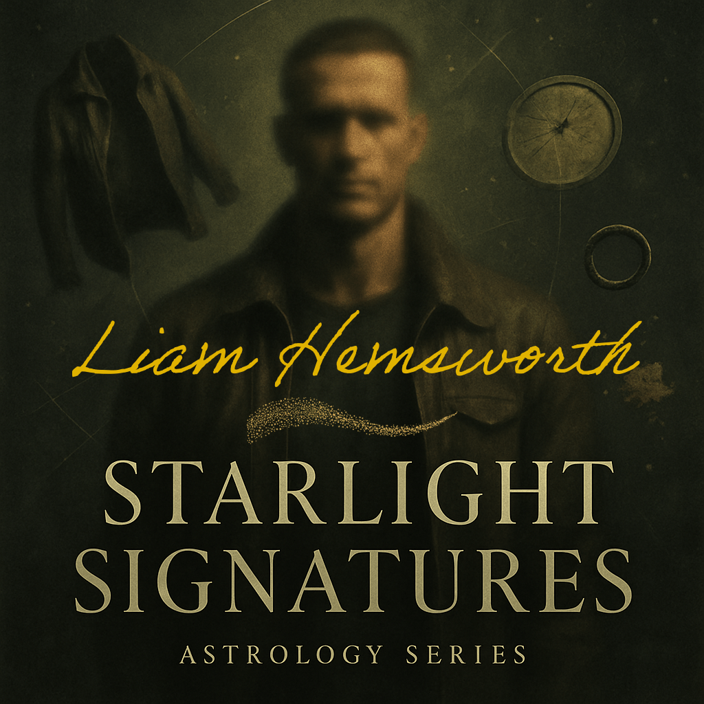 Liam Hemsworth birth chart astrology analysis – Starlight Signatures series by Simgology